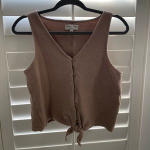 Madewell Button Tank Top